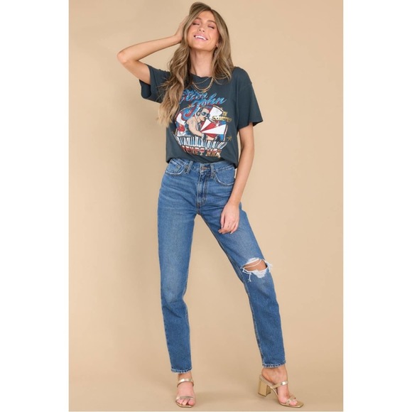 Daydreamer Black Red Blue Elton John Rocket Man Concert Oversized T-Shirt Sz L - Picture 2 of 13